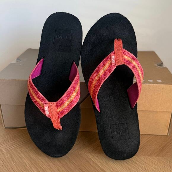 Teva Mush II Women Sandal Flip Flop Slide - SZ 6 - Picture 1 of 10